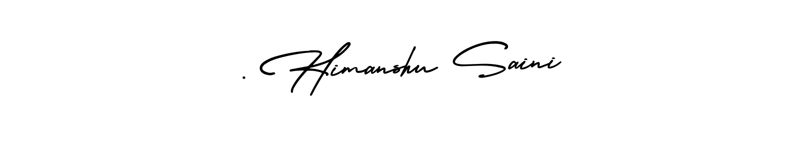 How to Draw . Himanshu Saini signature style? AmerikaSignatureDemo-Regular is a latest design signature styles for name . Himanshu Saini. . Himanshu Saini signature style 3 images and pictures png