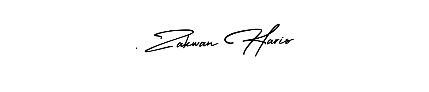 Make a beautiful signature design for name . Zakwan Haris. With this signature (AmerikaSignatureDemo-Regular) style, you can create a handwritten signature for free. . Zakwan Haris signature style 3 images and pictures png