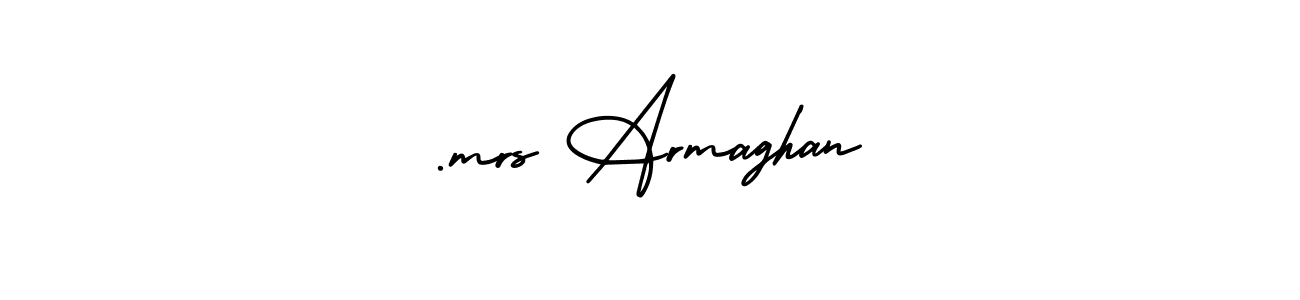 Make a beautiful signature design for name .mrs Armaghan. With this signature (AmerikaSignatureDemo-Regular) style, you can create a handwritten signature for free. .mrs Armaghan signature style 3 images and pictures png