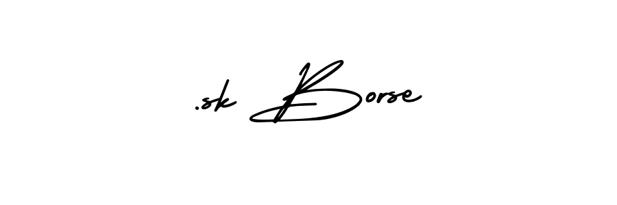 if you are searching for the best signature style for your name .sk Borse. so please give up your signature search. here we have designed multiple signature styles  using AmerikaSignatureDemo-Regular. .sk Borse signature style 3 images and pictures png