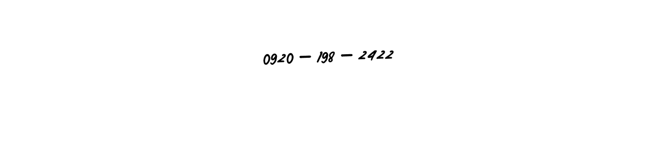 Create a beautiful signature design for name 0920-198-2422. With this signature (AmerikaSignatureDemo-Regular) fonts, you can make a handwritten signature for free. 0920-198-2422 signature style 3 images and pictures png