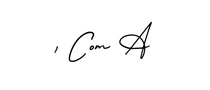 AmerikaSignatureDemo-Regular is a professional signature style that is perfect for those who want to add a touch of class to their signature. It is also a great choice for those who want to make their signature more unique. Get 1 Com A name to fancy signature for free. 1 Com A signature style 3 images and pictures png