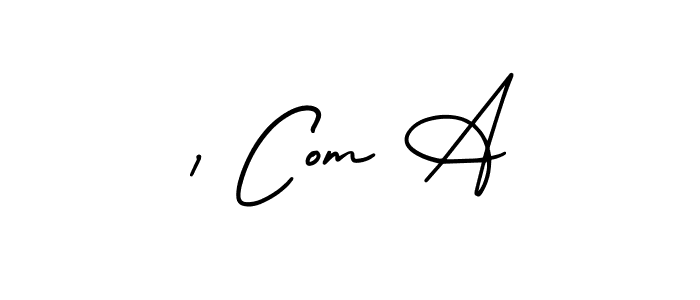 AmerikaSignatureDemo-Regular is a professional signature style that is perfect for those who want to add a touch of class to their signature. It is also a great choice for those who want to make their signature more unique. Get 1 Com A name to fancy signature for free. 1 Com A signature style 3 images and pictures png