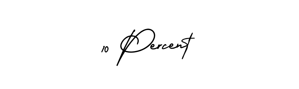 How to make 10 Percent signature? AmerikaSignatureDemo-Regular is a professional autograph style. Create handwritten signature for 10 Percent name. 10 Percent signature style 3 images and pictures png