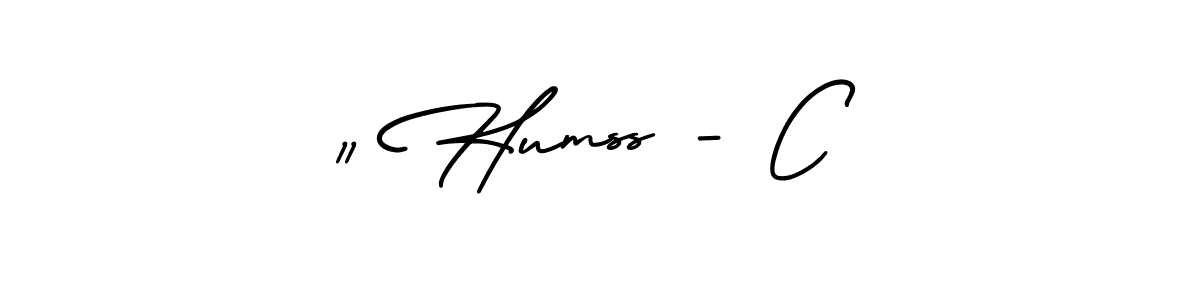 if you are searching for the best signature style for your name 11 Humss - C. so please give up your signature search. here we have designed multiple signature styles  using AmerikaSignatureDemo-Regular. 11 Humss - C signature style 3 images and pictures png