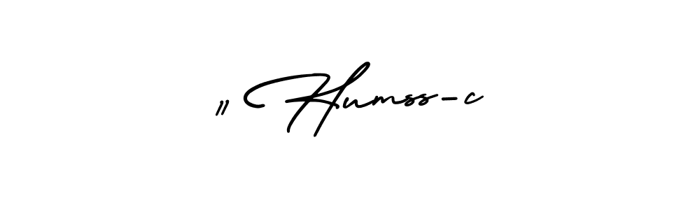 Create a beautiful signature design for name 11 Humss-c. With this signature (AmerikaSignatureDemo-Regular) fonts, you can make a handwritten signature for free. 11 Humss-c signature style 3 images and pictures png