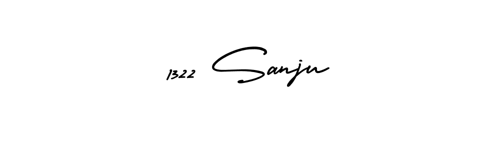 Also You can easily find your signature by using the search form. We will create 1322 Sanju name handwritten signature images for you free of cost using AmerikaSignatureDemo-Regular sign style. 1322 Sanju signature style 3 images and pictures png