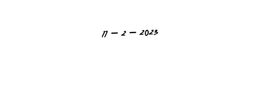 Also we have 17-2-2023 name is the best signature style. Create professional handwritten signature collection using AmerikaSignatureDemo-Regular autograph style. 17-2-2023 signature style 3 images and pictures png
