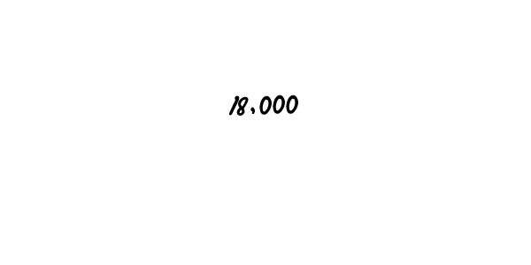 How to make 18,000 name signature. Use AmerikaSignatureDemo-Regular style for creating short signs online. This is the latest handwritten sign. 18,000 signature style 3 images and pictures png