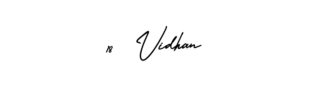 AmerikaSignatureDemo-Regular is a professional signature style that is perfect for those who want to add a touch of class to their signature. It is also a great choice for those who want to make their signature more unique. Get 18  Vidhan name to fancy signature for free. 18  Vidhan signature style 3 images and pictures png