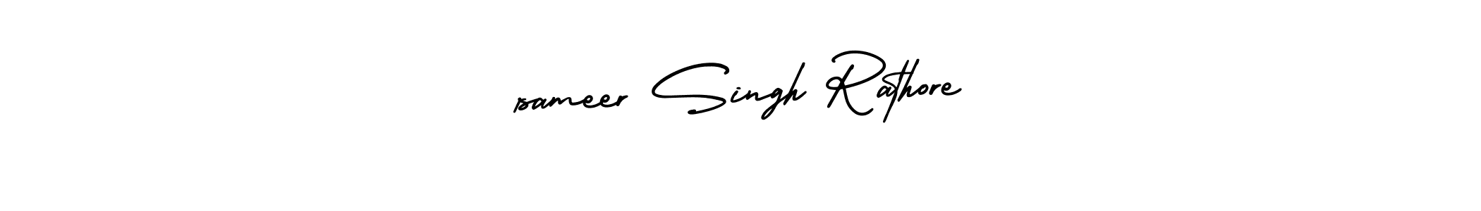 Make a beautiful signature design for name 1sameer Singh Rathore. With this signature (AmerikaSignatureDemo-Regular) style, you can create a handwritten signature for free. 1sameer Singh Rathore signature style 3 images and pictures png