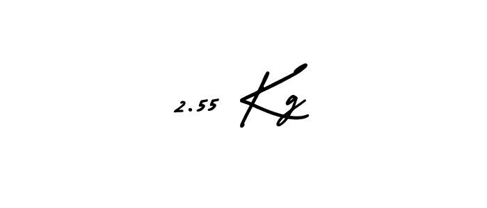 Design your own signature with our free online signature maker. With this signature software, you can create a handwritten (AmerikaSignatureDemo-Regular) signature for name 2.55 Kg. 2.55 Kg signature style 3 images and pictures png