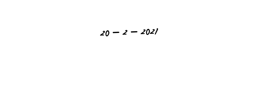 You should practise on your own different ways (AmerikaSignatureDemo-Regular) to write your name (20-2-2021) in signature. don't let someone else do it for you. 20-2-2021 signature style 3 images and pictures png