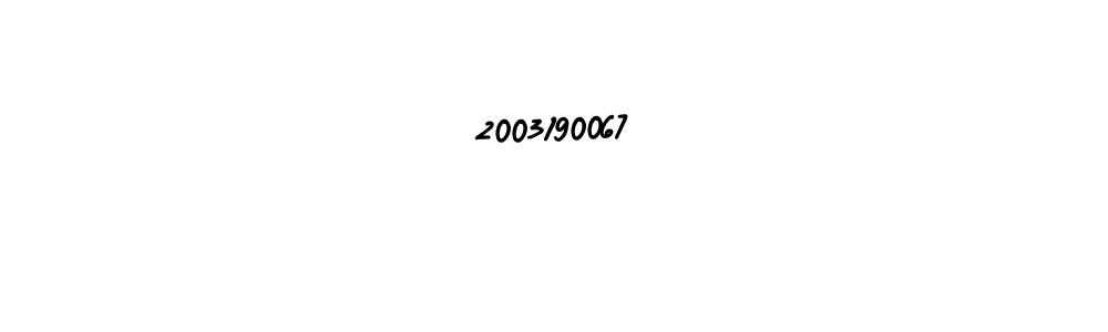 How to make 2003190067 name signature. Use AmerikaSignatureDemo-Regular style for creating short signs online. This is the latest handwritten sign. 2003190067 signature style 3 images and pictures png