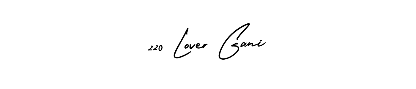 Make a beautiful signature design for name 220 Lover Gani. With this signature (AmerikaSignatureDemo-Regular) style, you can create a handwritten signature for free. 220 Lover Gani signature style 3 images and pictures png