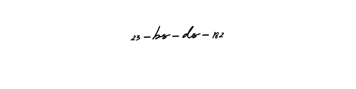 You should practise on your own different ways (AmerikaSignatureDemo-Regular) to write your name (23-bs-ds-182) in signature. don't let someone else do it for you. 23-bs-ds-182 signature style 3 images and pictures png