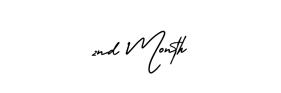 Use a signature maker to create a handwritten signature online. With this signature software, you can design (AmerikaSignatureDemo-Regular) your own signature for name 2nd Month. 2nd Month signature style 3 images and pictures png