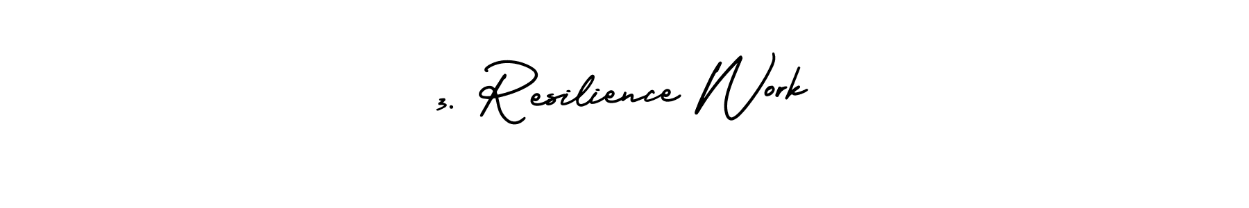 AmerikaSignatureDemo-Regular is a professional signature style that is perfect for those who want to add a touch of class to their signature. It is also a great choice for those who want to make their signature more unique. Get 3. Resilience Work name to fancy signature for free. 3. Resilience Work signature style 3 images and pictures png
