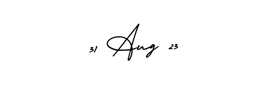 How to make 31 Aug 23 name signature. Use AmerikaSignatureDemo-Regular style for creating short signs online. This is the latest handwritten sign. 31 Aug 23 signature style 3 images and pictures png