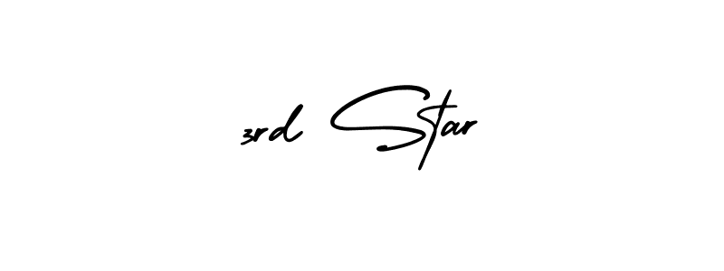 You should practise on your own different ways (AmerikaSignatureDemo-Regular) to write your name (3rd Star) in signature. don't let someone else do it for you. 3rd Star signature style 3 images and pictures png