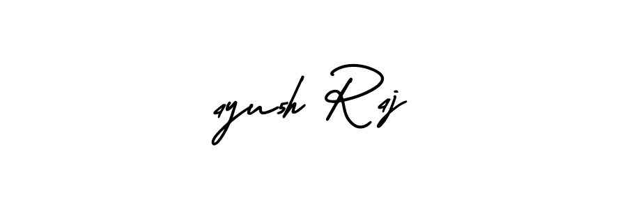 How to make 4yu5h R4j name signature. Use AmerikaSignatureDemo-Regular style for creating short signs online. This is the latest handwritten sign. 4yu5h R4j signature style 3 images and pictures png