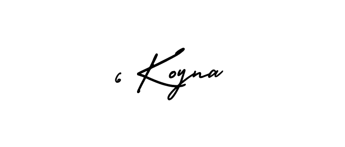 It looks lik you need a new signature style for name 6 Koyna. Design unique handwritten (AmerikaSignatureDemo-Regular) signature with our free signature maker in just a few clicks. 6 Koyna signature style 3 images and pictures png