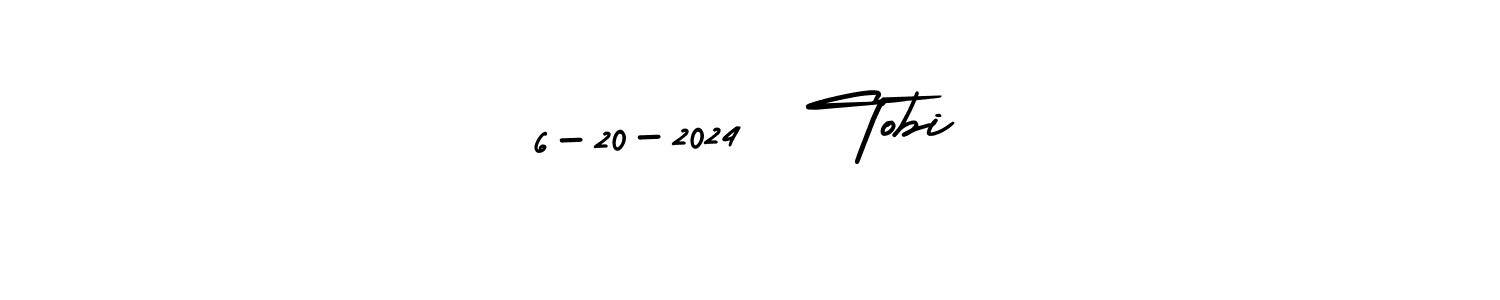 How to make 6-20-2024  Tobi signature? AmerikaSignatureDemo-Regular is a professional autograph style. Create handwritten signature for 6-20-2024  Tobi name. 6-20-2024  Tobi signature style 3 images and pictures png