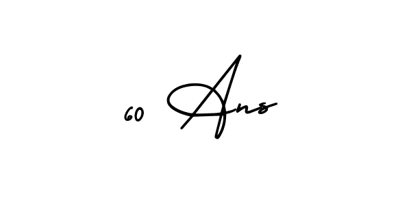 Best and Professional Signature Style for 60 Ans. AmerikaSignatureDemo-Regular Best Signature Style Collection. 60 Ans signature style 3 images and pictures png