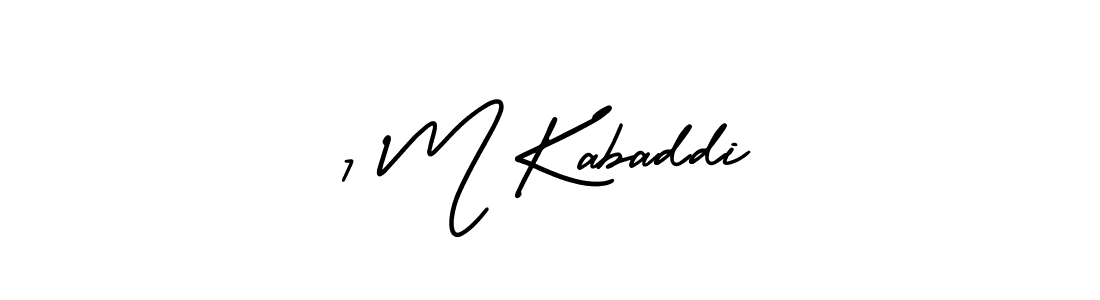 Design your own signature with our free online signature maker. With this signature software, you can create a handwritten (AmerikaSignatureDemo-Regular) signature for name 7 M Kabaddi. 7 M Kabaddi signature style 3 images and pictures png