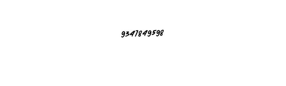 You can use this online signature creator to create a handwritten signature for the name 9347849598. This is the best online autograph maker. 9347849598 signature style 3 images and pictures png