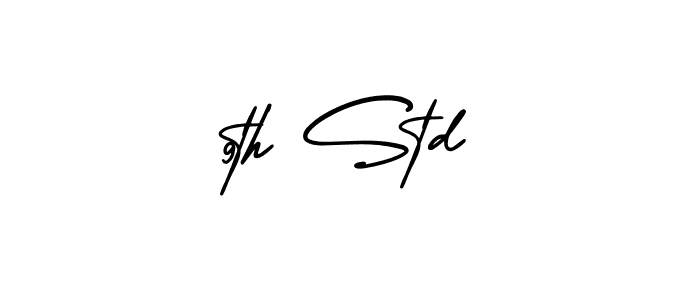 Create a beautiful signature design for name 9th Std. With this signature (AmerikaSignatureDemo-Regular) fonts, you can make a handwritten signature for free. 9th Std signature style 3 images and pictures png