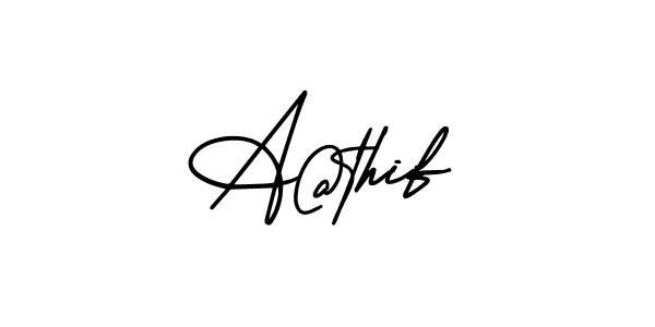 Also we have A@thif name is the best signature style. Create professional handwritten signature collection using AmerikaSignatureDemo-Regular autograph style. A@thif signature style 3 images and pictures png