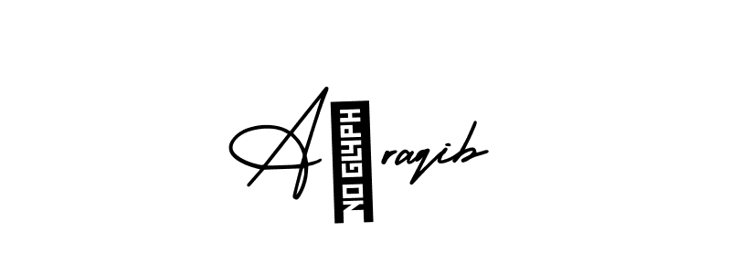Check out images of Autograph of A۔raqib name. Actor A۔raqib Signature Style. AmerikaSignatureDemo-Regular is a professional sign style online. A۔raqib signature style 3 images and pictures png