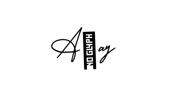 Use a signature maker to create a handwritten signature online. With this signature software, you can design (AmerikaSignatureDemo-Regular) your own signature for name Aजay. Aजay signature style 3 images and pictures png