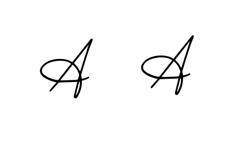 You should practise on your own different ways (AmerikaSignatureDemo-Regular) to write your name (A   A) in signature. don't let someone else do it for you. A   A signature style 3 images and pictures png