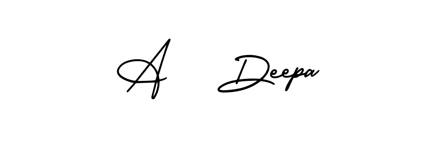 Also You can easily find your signature by using the search form. We will create A   Deepa name handwritten signature images for you free of cost using AmerikaSignatureDemo-Regular sign style. A   Deepa signature style 3 images and pictures png