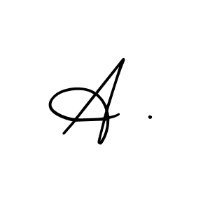 How to make A . signature? AmerikaSignatureDemo-Regular is a professional autograph style. Create handwritten signature for A . name. A . signature style 3 images and pictures png