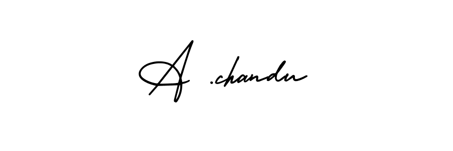 How to make A .chandu signature? AmerikaSignatureDemo-Regular is a professional autograph style. Create handwritten signature for A .chandu name. A .chandu signature style 3 images and pictures png