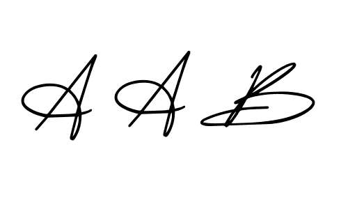 Similarly AmerikaSignatureDemo-Regular is the best handwritten signature design. Signature creator online .You can use it as an online autograph creator for name A A B. A A B signature style 3 images and pictures png