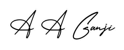 Here are the top professional signature styles for the name A A Ganji. These are the best autograph styles you can use for your name. A A Ganji signature style 3 images and pictures png