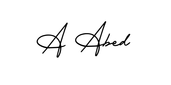 Check out images of Autograph of A Abed name. Actor A Abed Signature Style. AmerikaSignatureDemo-Regular is a professional sign style online. A Abed signature style 3 images and pictures png