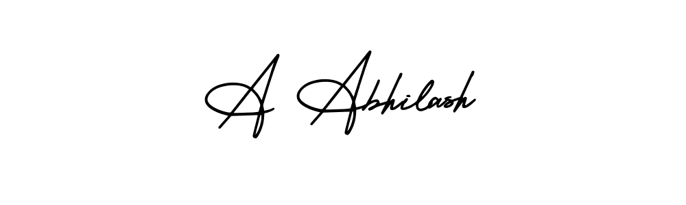 Here are the top 10 professional signature styles for the name A Abhilash. These are the best autograph styles you can use for your name. A Abhilash signature style 3 images and pictures png