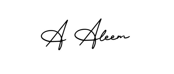 Here are the top 10 professional signature styles for the name A Aleem. These are the best autograph styles you can use for your name. A Aleem signature style 3 images and pictures png