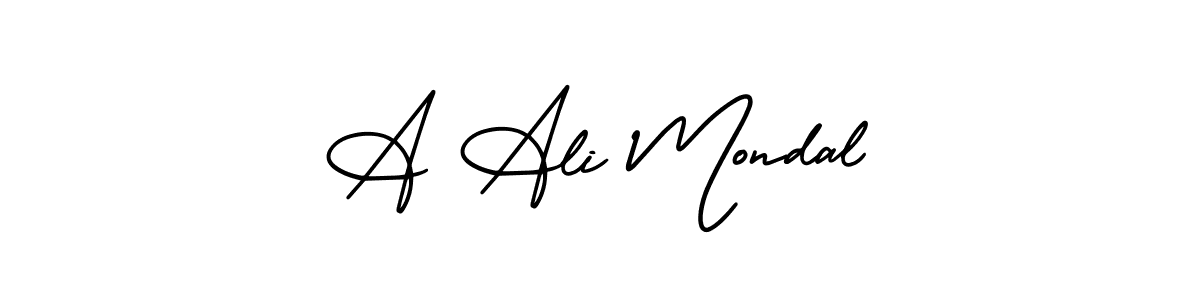Best and Professional Signature Style for A Ali Mondal. AmerikaSignatureDemo-Regular Best Signature Style Collection. A Ali Mondal signature style 3 images and pictures png
