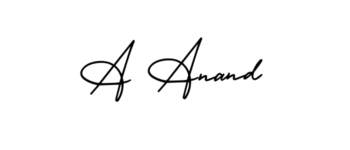 Make a short A Anand signature style. Manage your documents anywhere anytime using AmerikaSignatureDemo-Regular. Create and add eSignatures, submit forms, share and send files easily. A Anand signature style 3 images and pictures png
