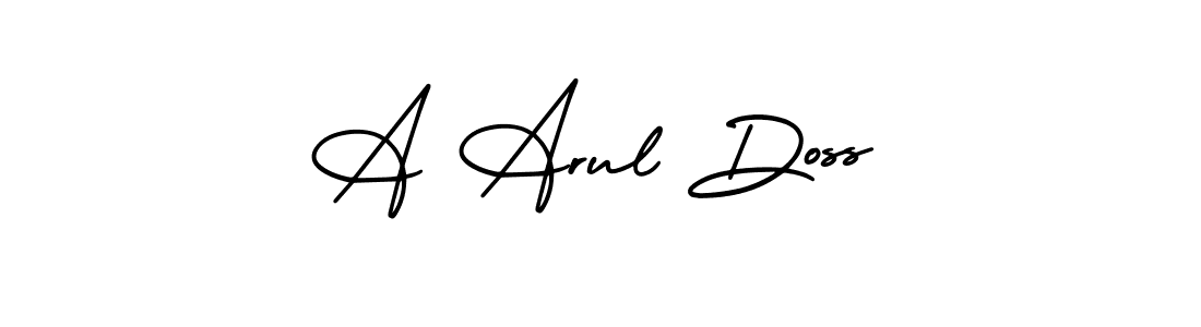 Also we have A Arul Doss name is the best signature style. Create professional handwritten signature collection using AmerikaSignatureDemo-Regular autograph style. A Arul Doss signature style 3 images and pictures png