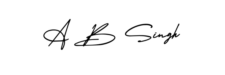 Best and Professional Signature Style for A B Singh. AmerikaSignatureDemo-Regular Best Signature Style Collection. A B Singh signature style 3 images and pictures png