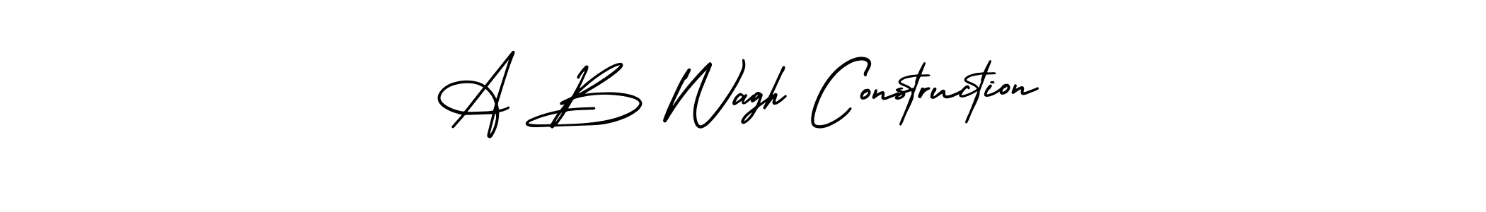 Once you've used our free online signature maker to create your best signature AmerikaSignatureDemo-Regular style, it's time to enjoy all of the benefits that A B Wagh Construction name signing documents. A B Wagh Construction signature style 3 images and pictures png