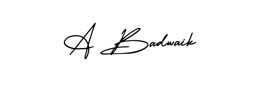 Best and Professional Signature Style for A Badwaik. AmerikaSignatureDemo-Regular Best Signature Style Collection. A Badwaik signature style 3 images and pictures png