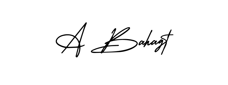 Also You can easily find your signature by using the search form. We will create A Bahagt name handwritten signature images for you free of cost using AmerikaSignatureDemo-Regular sign style. A Bahagt signature style 3 images and pictures png